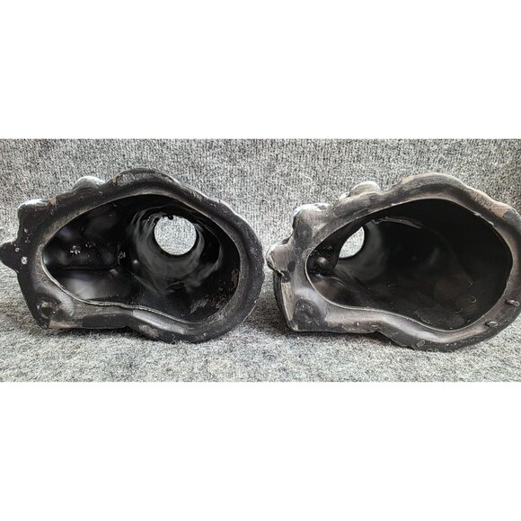 Haunted Tree Stump Candle Holder Set With Skull Decor For Halloween - Picture 6 of 7